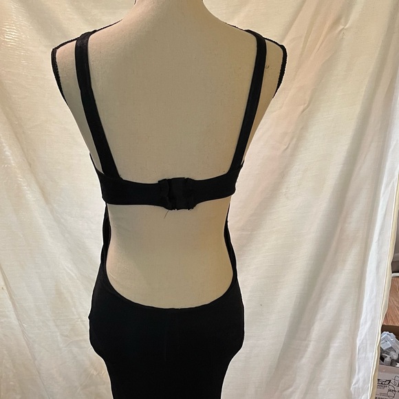 Vintage Couture NWT black shimmer gown - Picture 5 of 8